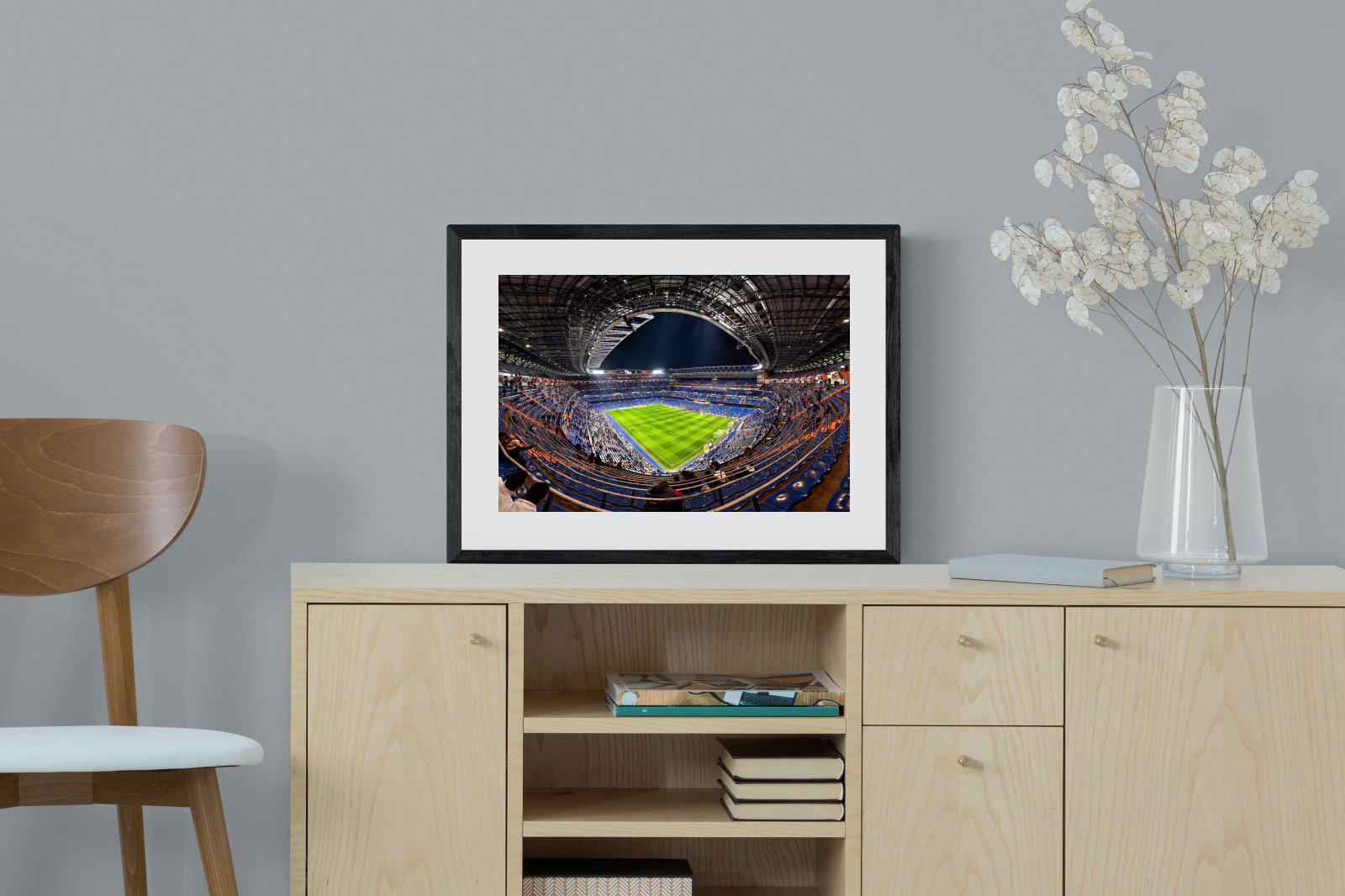 Real Madrid-Wall_Art-60 x 45cm-Framed Print-Black-Pixalot