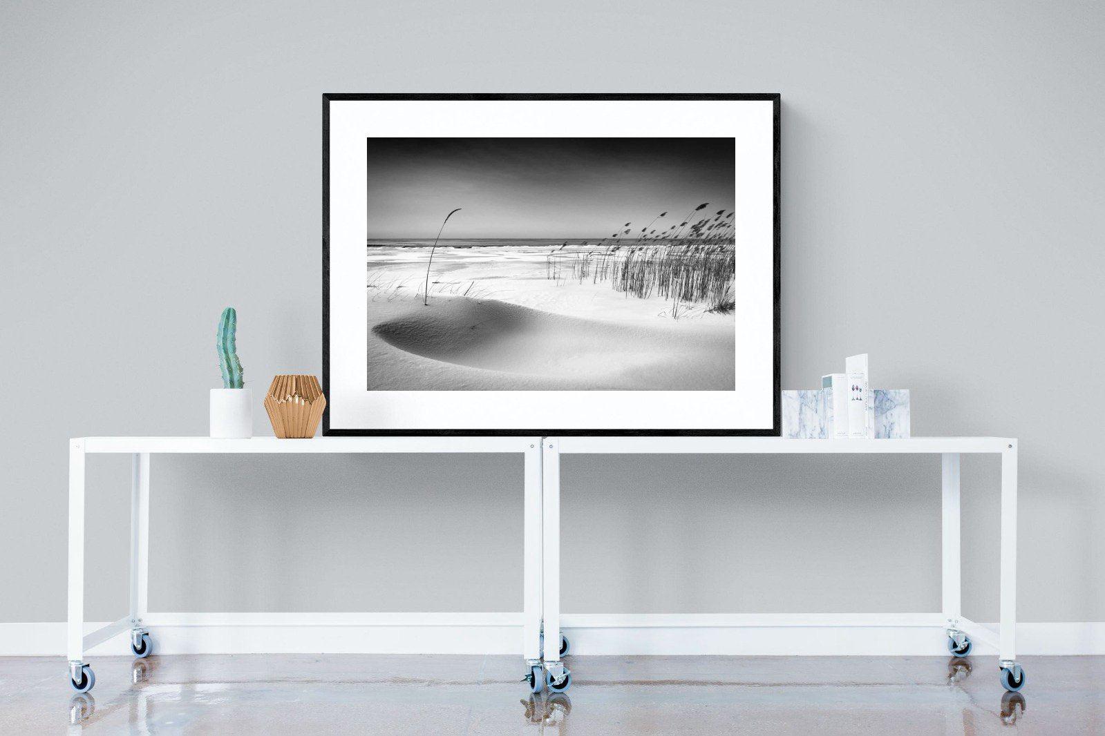 Reeds-Wall_Art-120 x 90cm-Framed Print-Black-Pixalot
