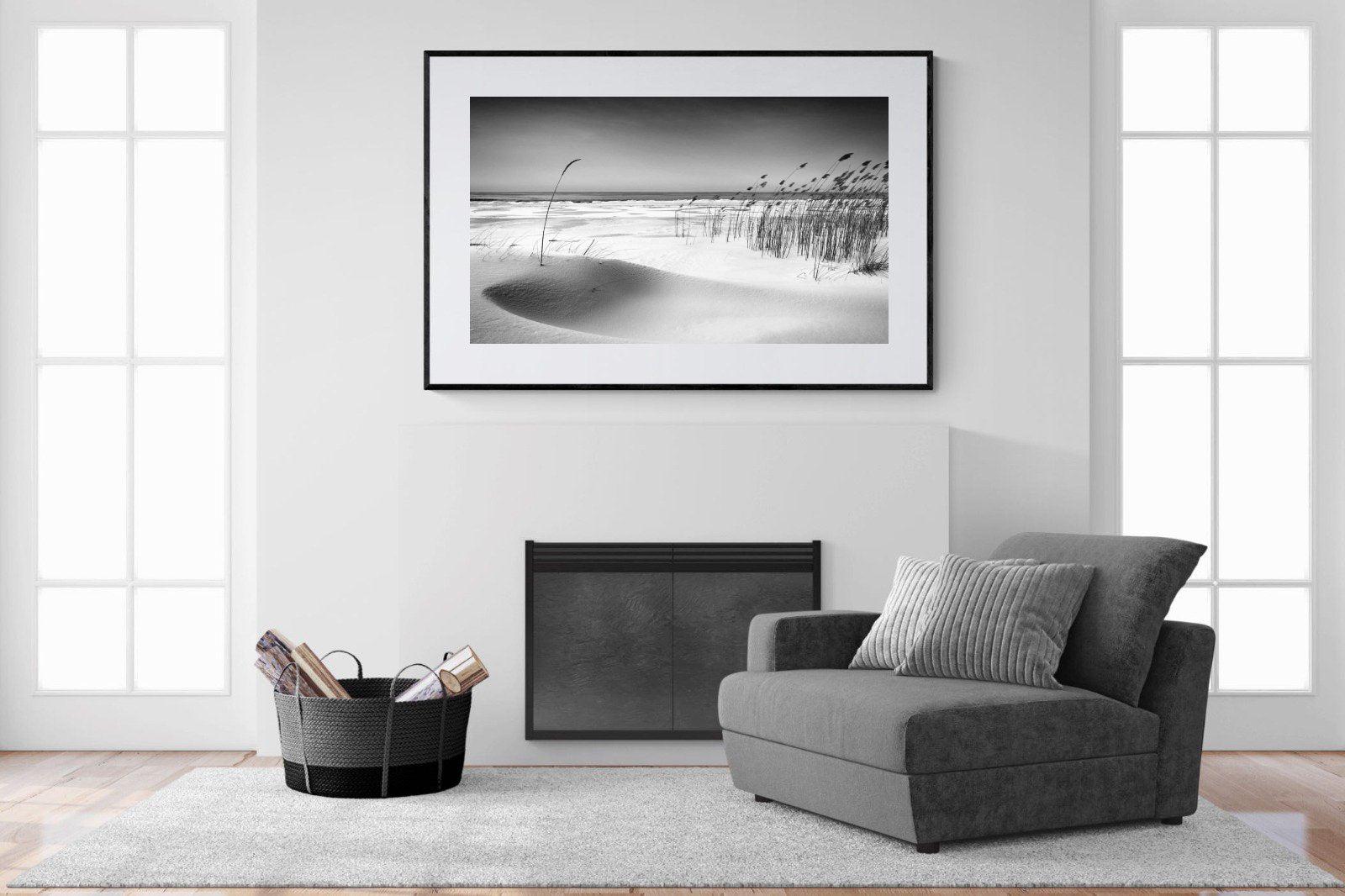 Reeds-Wall_Art-150 x 100cm-Framed Print-Black-Pixalot