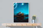 Resting Boat-Wall_Art-75 x 100cm-Mounted Canvas-White-Pixalot