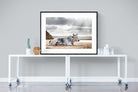 Resting Bull-Wall_Art-120 x 90cm-Framed Print-Black-Pixalot