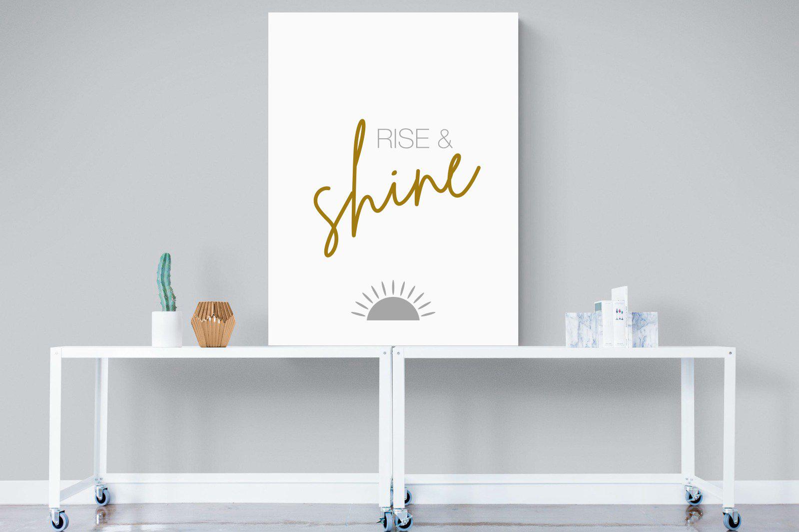 Rise & Shine-Wall_Art-90 x 120cm-Mounted Canvas-No Frame-Pixalot