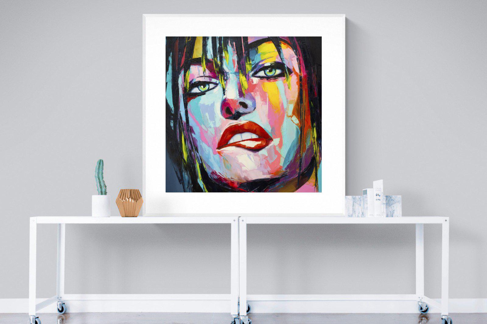 Risky-Wall_Art-120 x 120cm-Framed Print-White-Pixalot