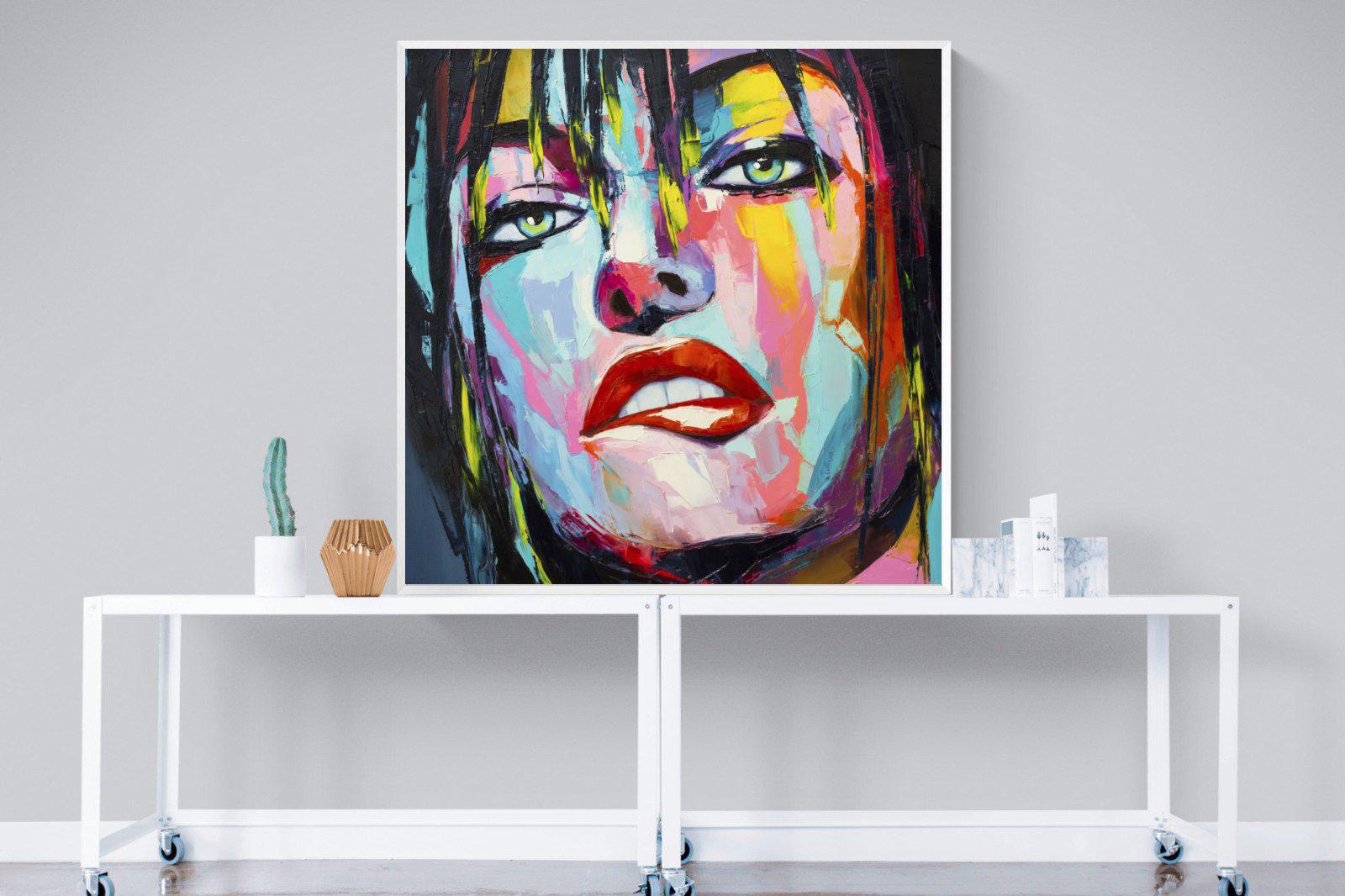 Risky-Wall_Art-120 x 120cm-Mounted Canvas-White-Pixalot