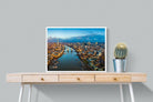 River Thames-Wall_Art-80 x 60cm-Mounted Canvas-White-Pixalot