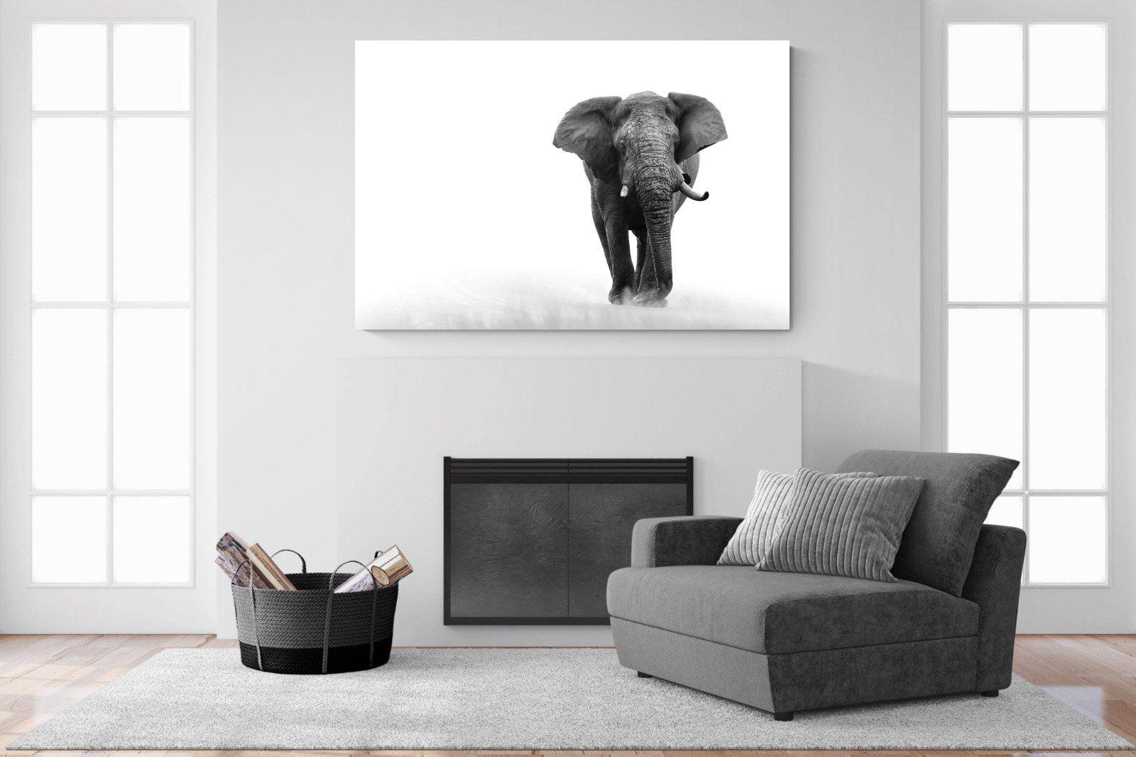 Roaming Bull-Wall_Art-150 x 100cm-Mounted Canvas-No Frame-Pixalot