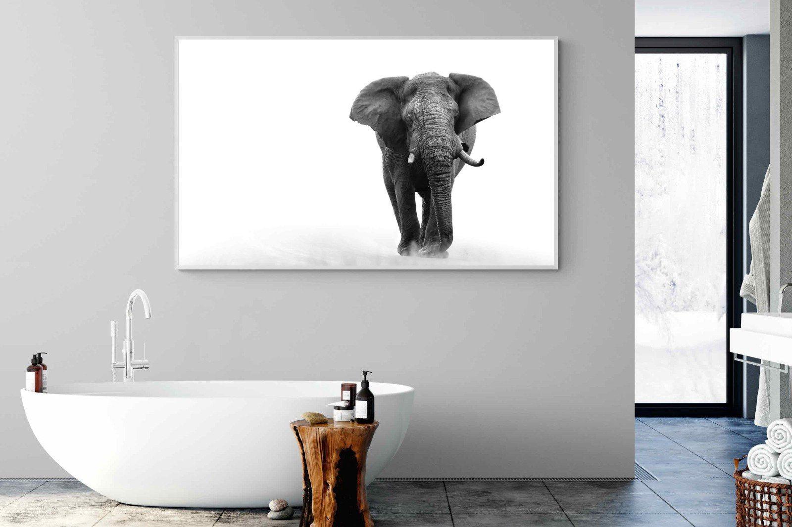 Roaming Bull-Wall_Art-180 x 110cm-Mounted Canvas-White-Pixalot