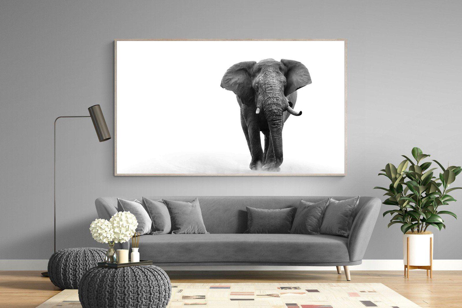 Roaming Bull-Wall_Art-220 x 130cm-Mounted Canvas-Wood-Pixalot