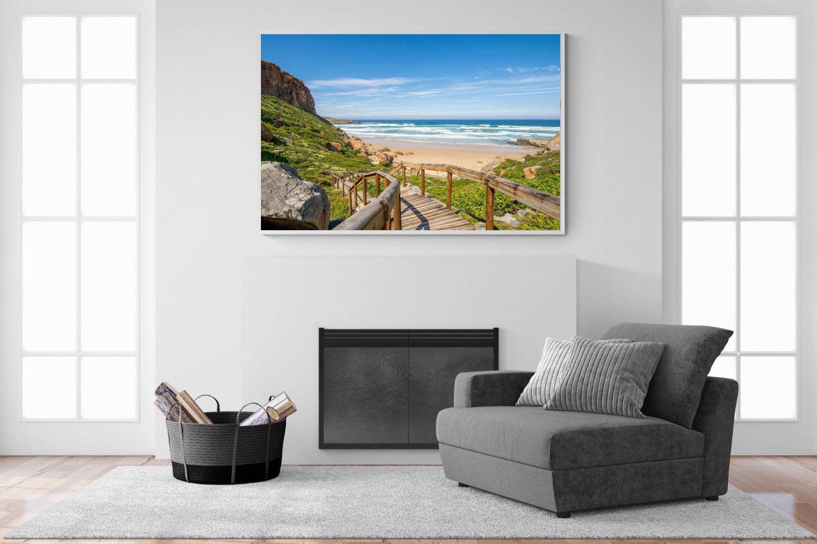 Robberg-Wall_Art-150 x 100cm-Mounted Canvas-White-Pixalot