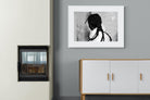 Robed Artist-Wall_Art-100 x 75cm-Framed Print-White-Pixalot