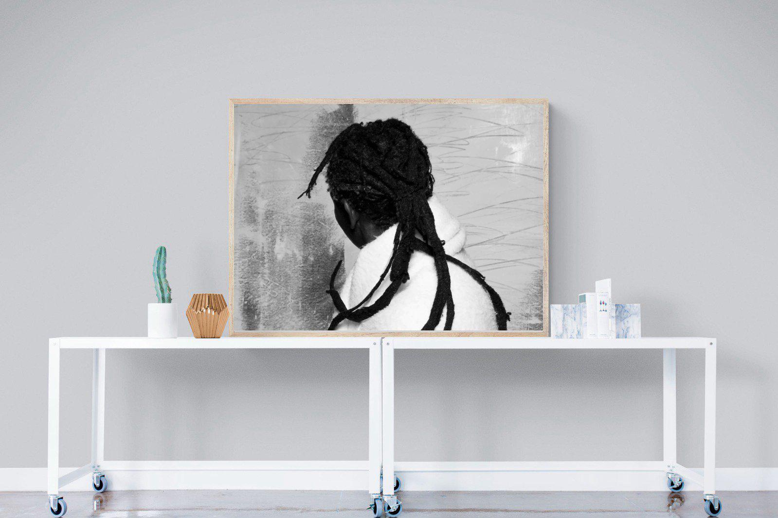 Robed Artist-Wall_Art-120 x 90cm-Mounted Canvas-Wood-Pixalot