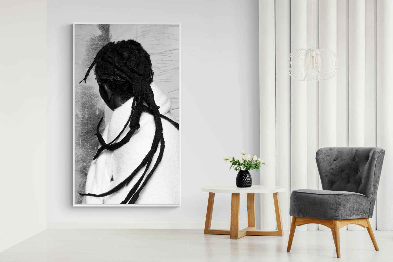 Robed Artist-Wall_Art-130 x 220cm-Mounted Canvas-White-Pixalot