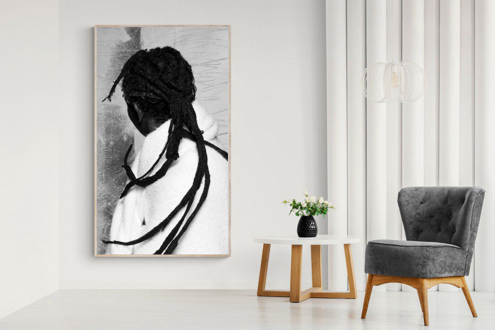 Robed Artist-Wall_Art-130 x 220cm-Mounted Canvas-Wood-Pixalot