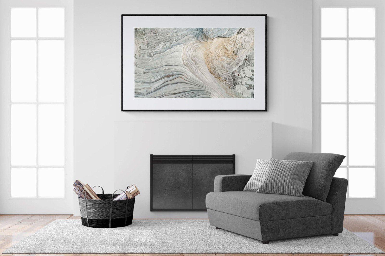 Rock Formation-Wall_Art-150 x 100cm-Framed Print-Black-Pixalot