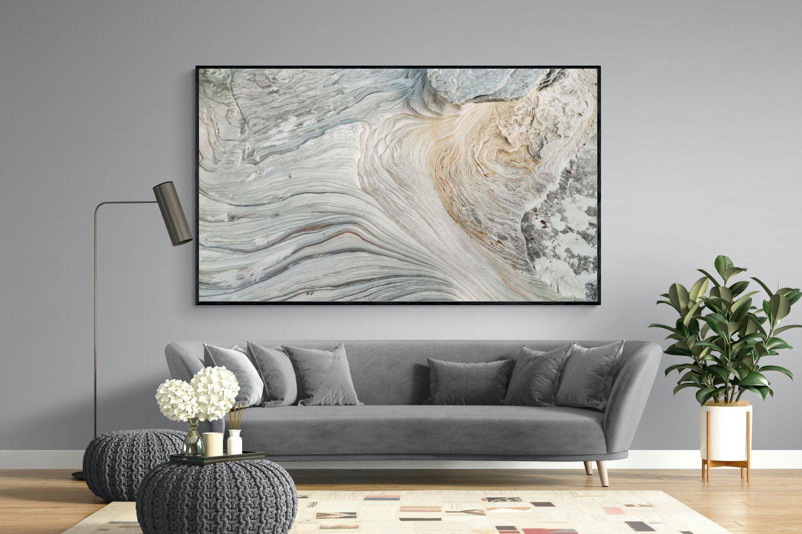 Rock Formation-Wall_Art-220 x 130cm-Mounted Canvas-Black-Pixalot