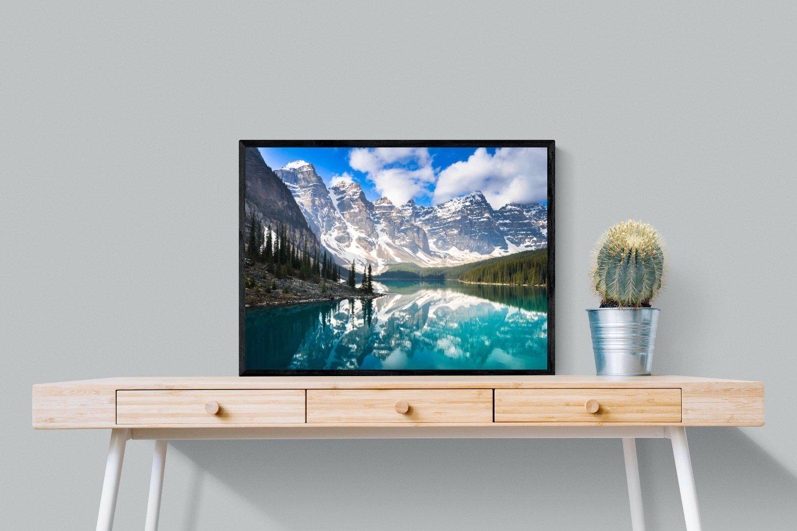 Rocky Mountains-Wall_Art-80 x 60cm-Mounted Canvas-Black-Pixalot