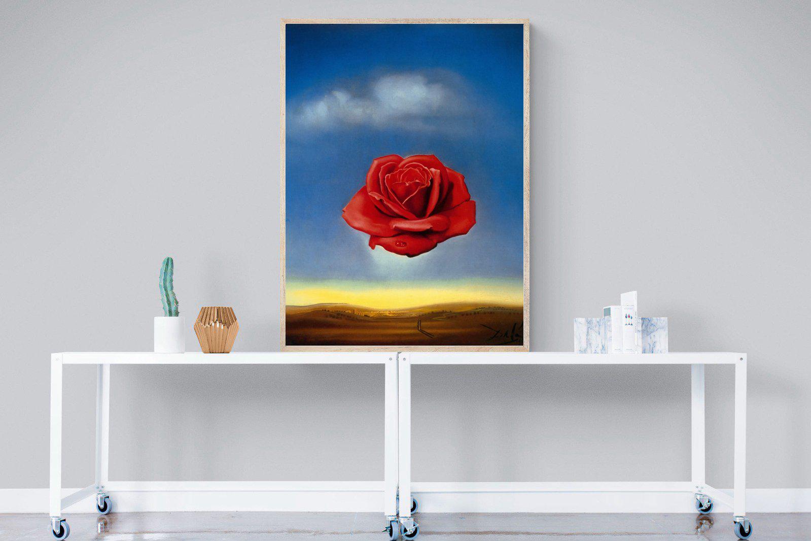 Rose Meditative-Wall_Art-90 x 120cm-Mounted Canvas-Wood-Pixalot