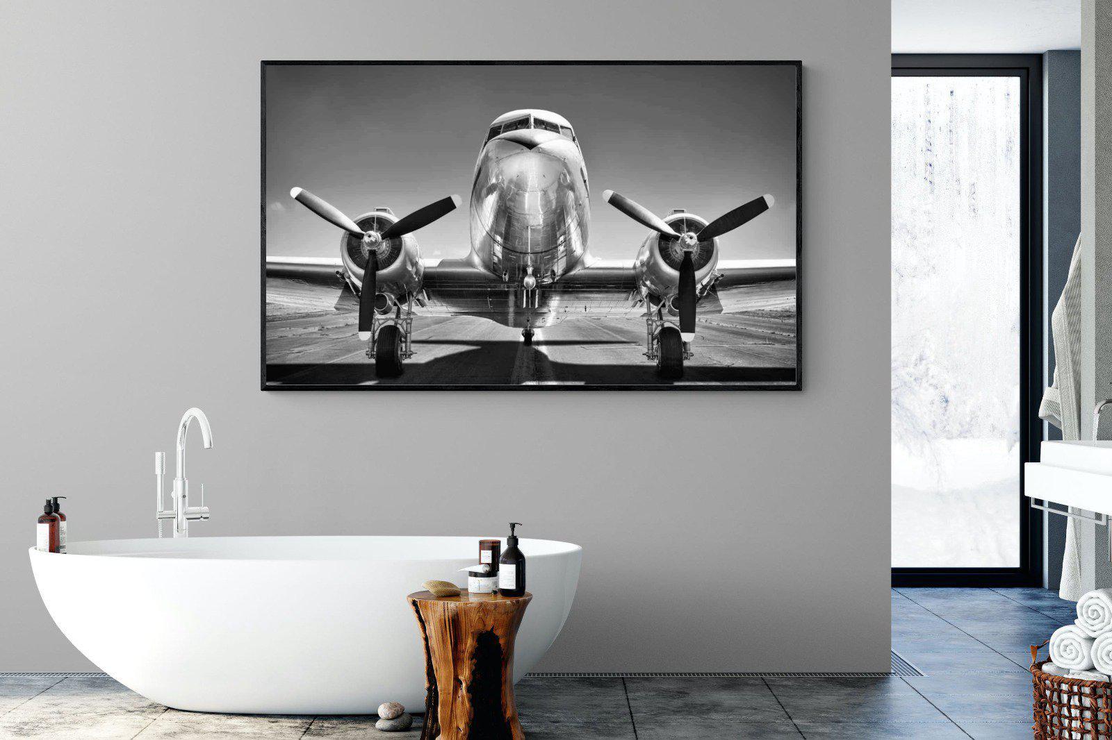 Runway-Wall_Art-180 x 110cm-Mounted Canvas-Black-Pixalot