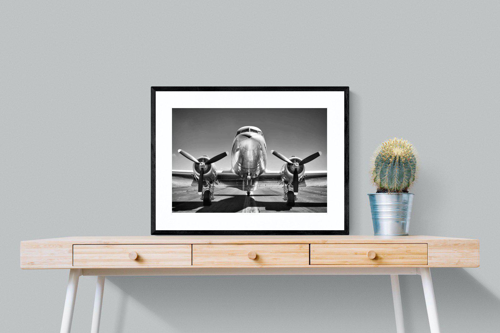 Runway-Wall_Art-80 x 60cm-Framed Print-Black-Pixalot