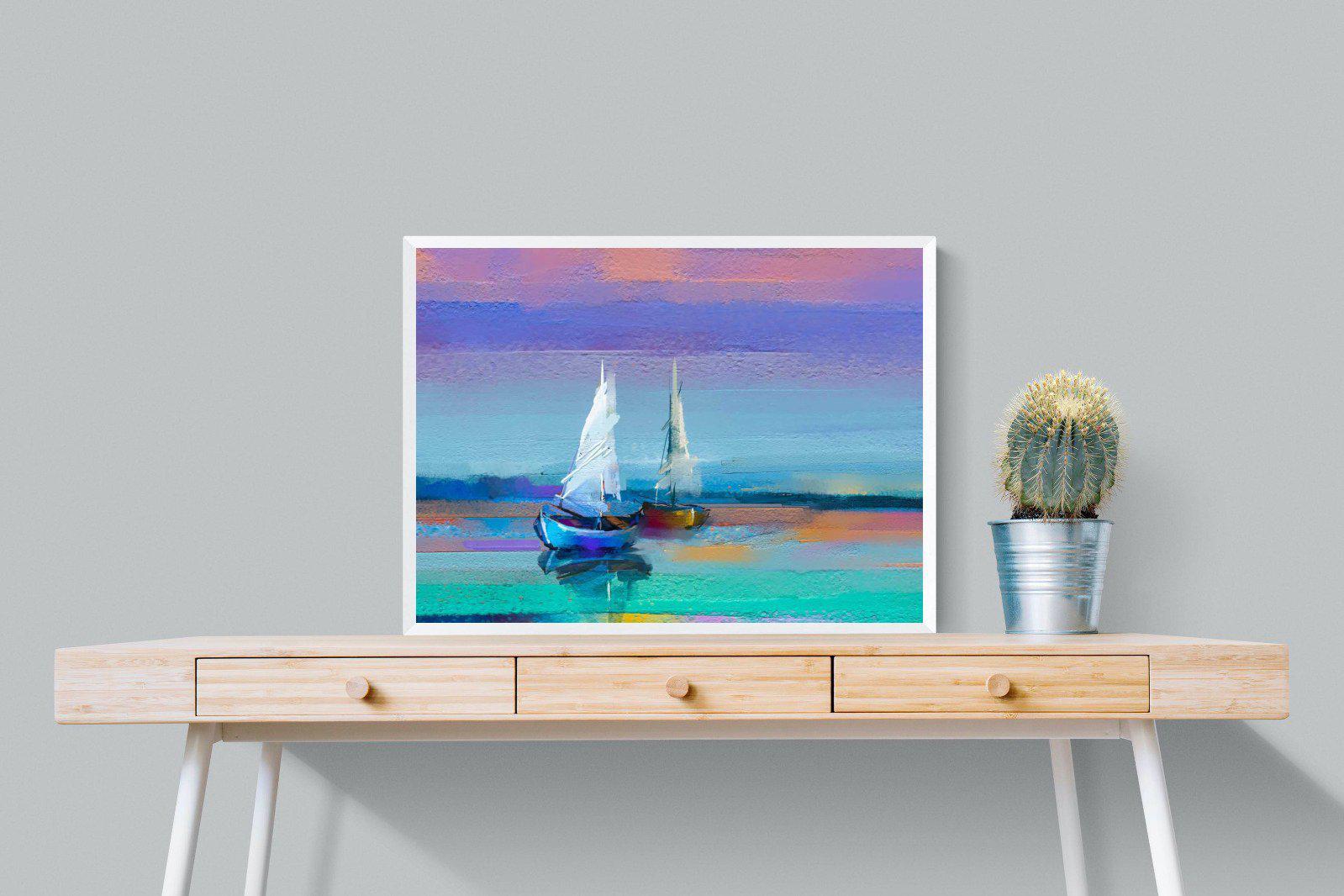 Sails-Wall_Art-80 x 60cm-Mounted Canvas-White-Pixalot