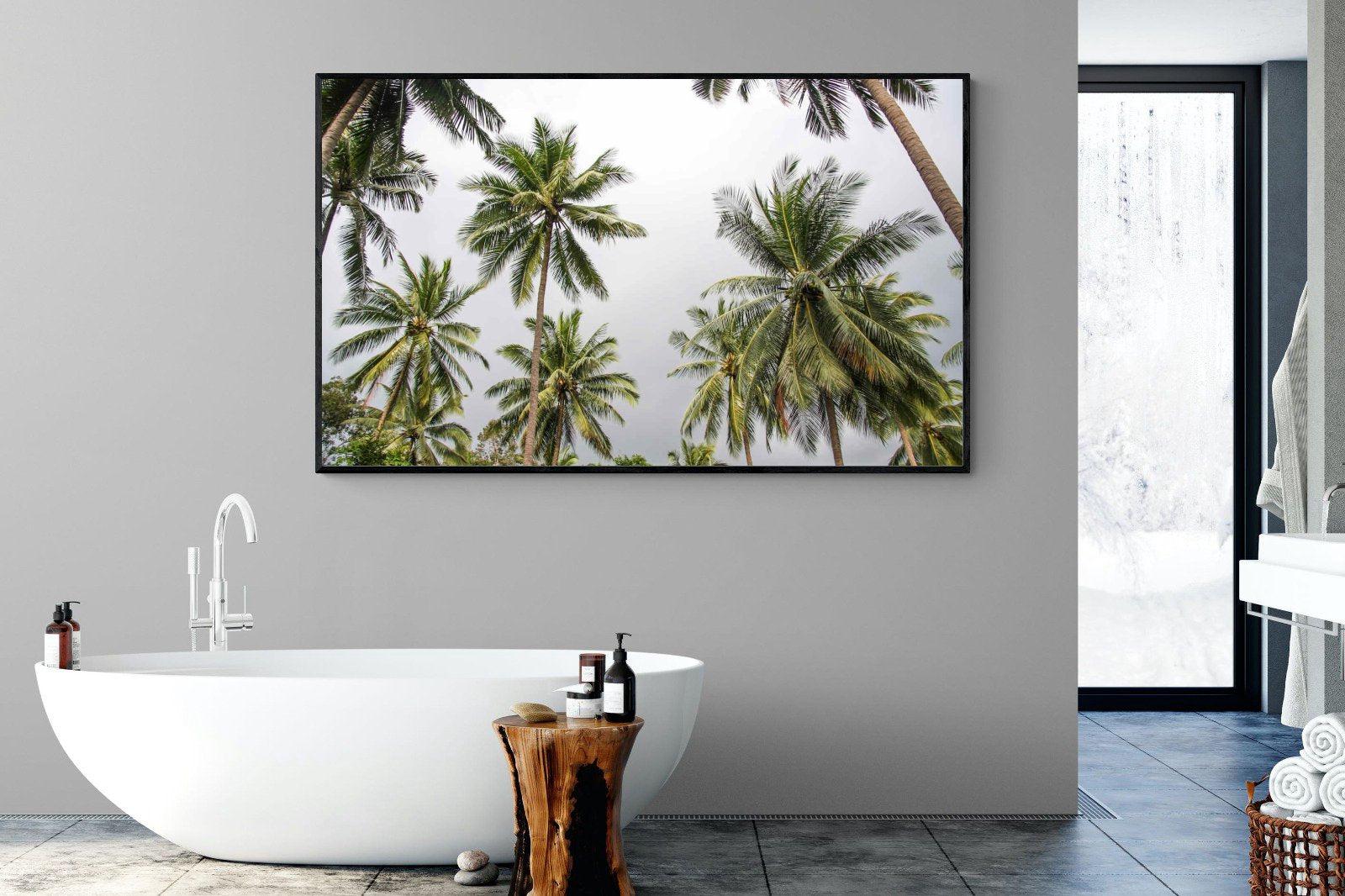 Samui-Wall_Art-180 x 110cm-Mounted Canvas-Black-Pixalot