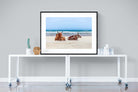 Sand Blasted-Wall_Art-120 x 90cm-Framed Print-Black-Pixalot