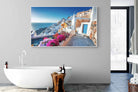 Santorini-Wall_Art-180 x 110cm-Mounted Canvas-White-Pixalot