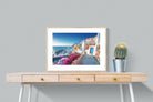Santorini-Wall_Art-80 x 60cm-Framed Print-Wood-Pixalot