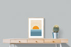 Scandi Sunrise-Wall_Art-45 x 60cm-Framed Print-Wood-Pixalot