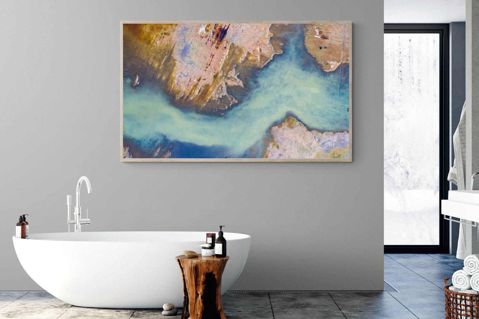 Scraped Earth-Wall_Art-180 x 110cm-Mounted Canvas-Wood-Pixalot