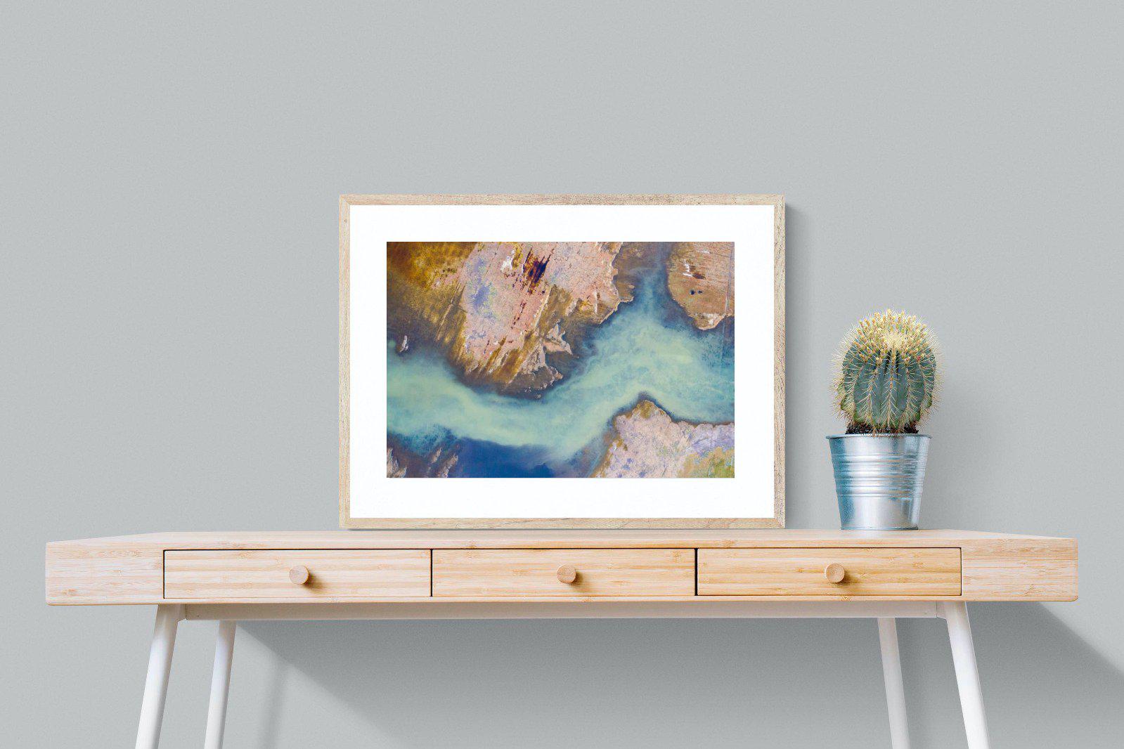 Scraped Earth-Wall_Art-80 x 60cm-Framed Print-Wood-Pixalot