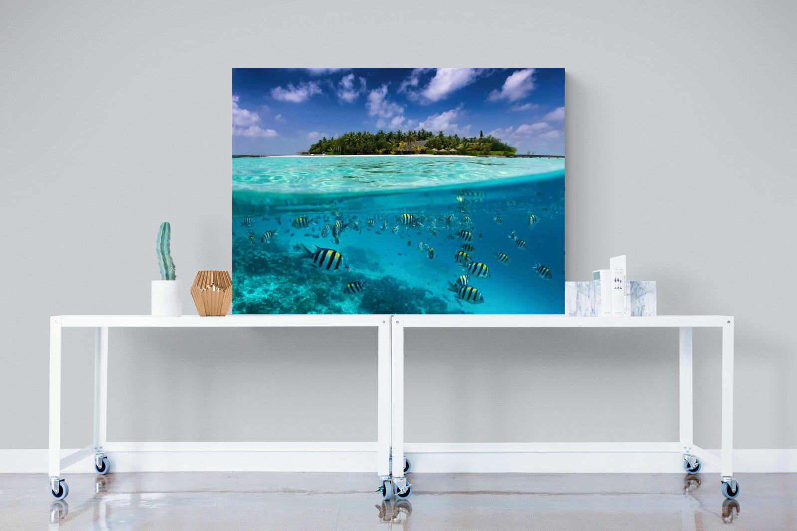 Scuba-Wall_Art-120 x 90cm-Mounted Canvas-No Frame-Pixalot