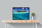 Scuba-Wall_Art-80 x 60cm-Mounted Canvas-Black-Pixalot