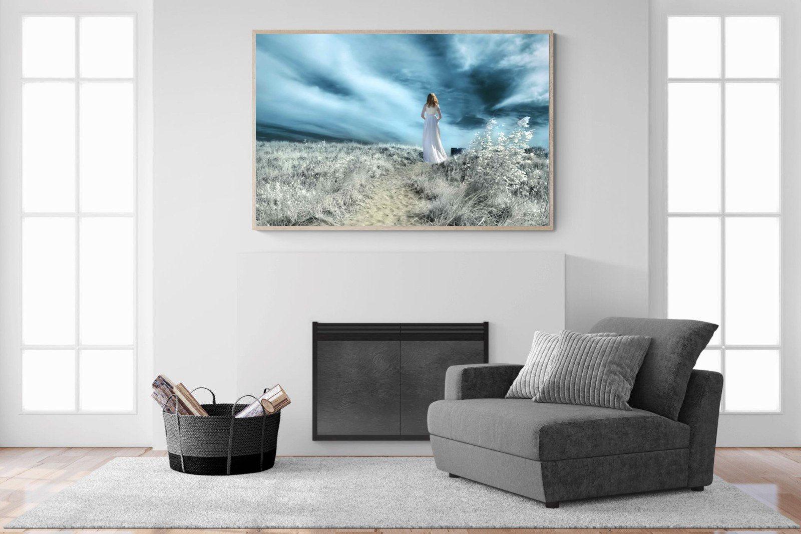 Seashore Drama-Wall_Art-150 x 100cm-Mounted Canvas-Wood-Pixalot