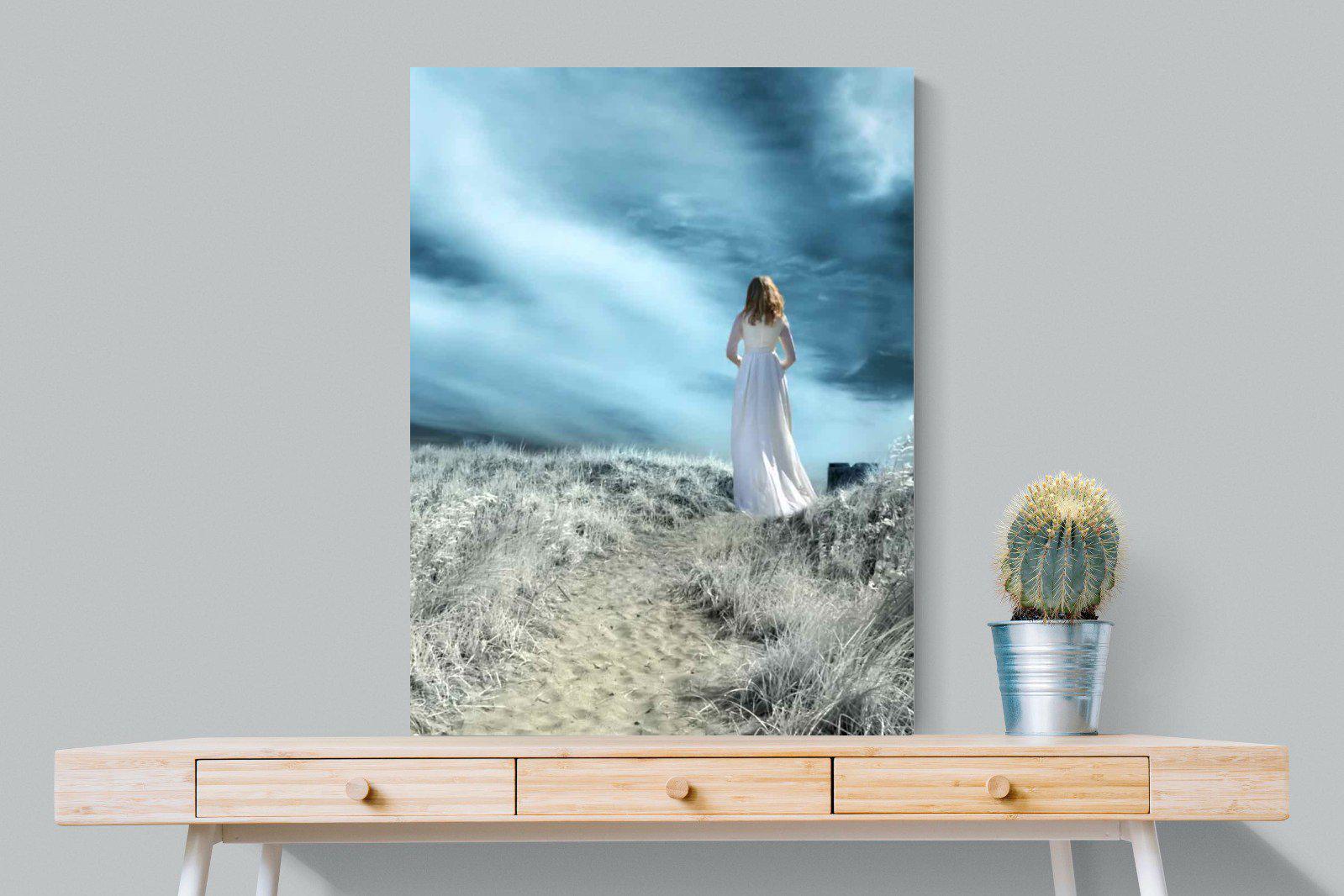 Seashore Drama-Wall_Art-75 x 100cm-Mounted Canvas-No Frame-Pixalot