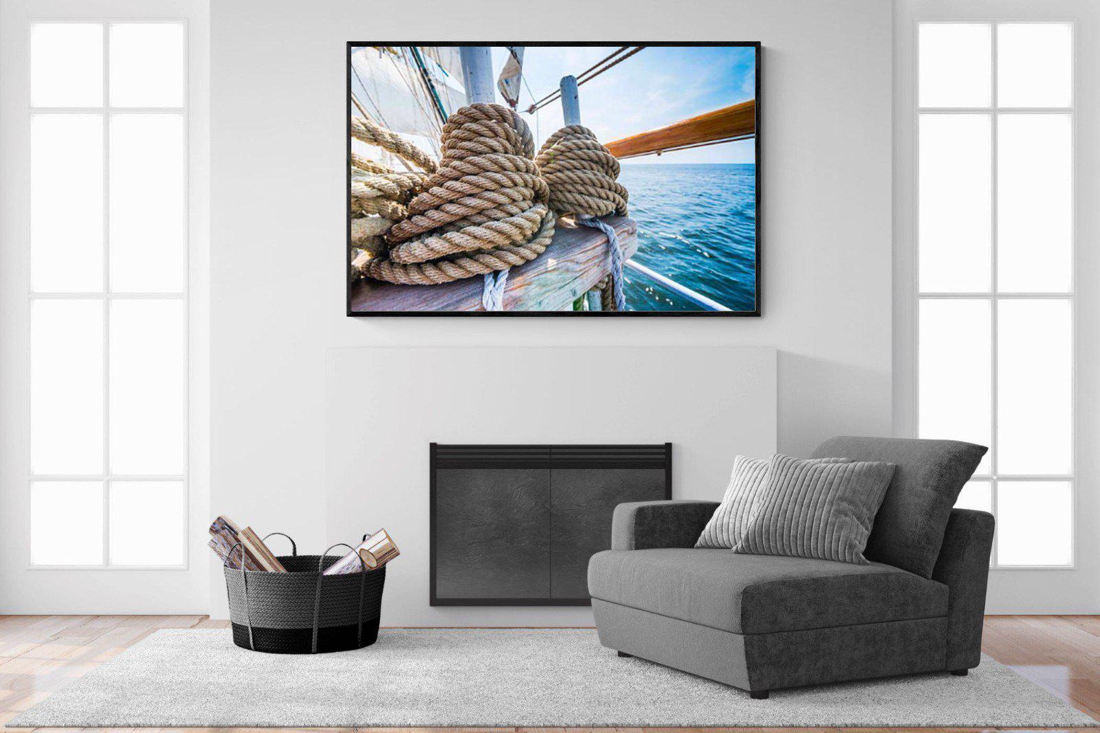 Set Sail-Wall_Art-150 x 100cm-Mounted Canvas-Black-Pixalot