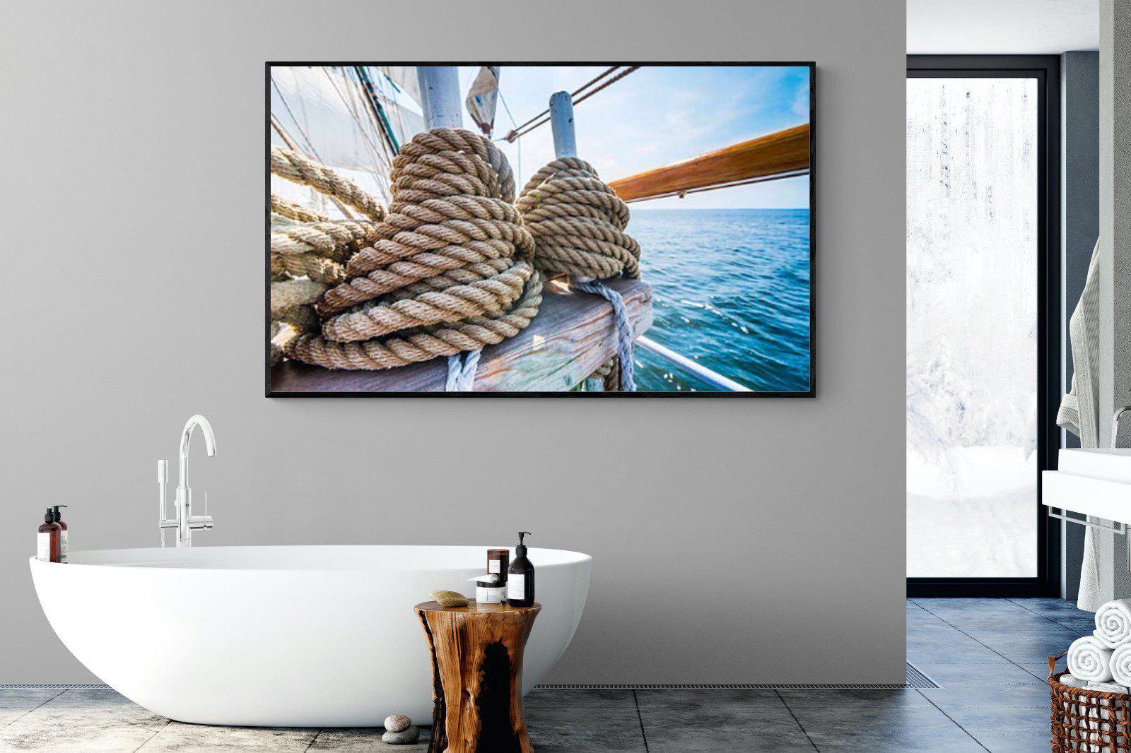 Set Sail-Wall_Art-180 x 110cm-Mounted Canvas-Black-Pixalot