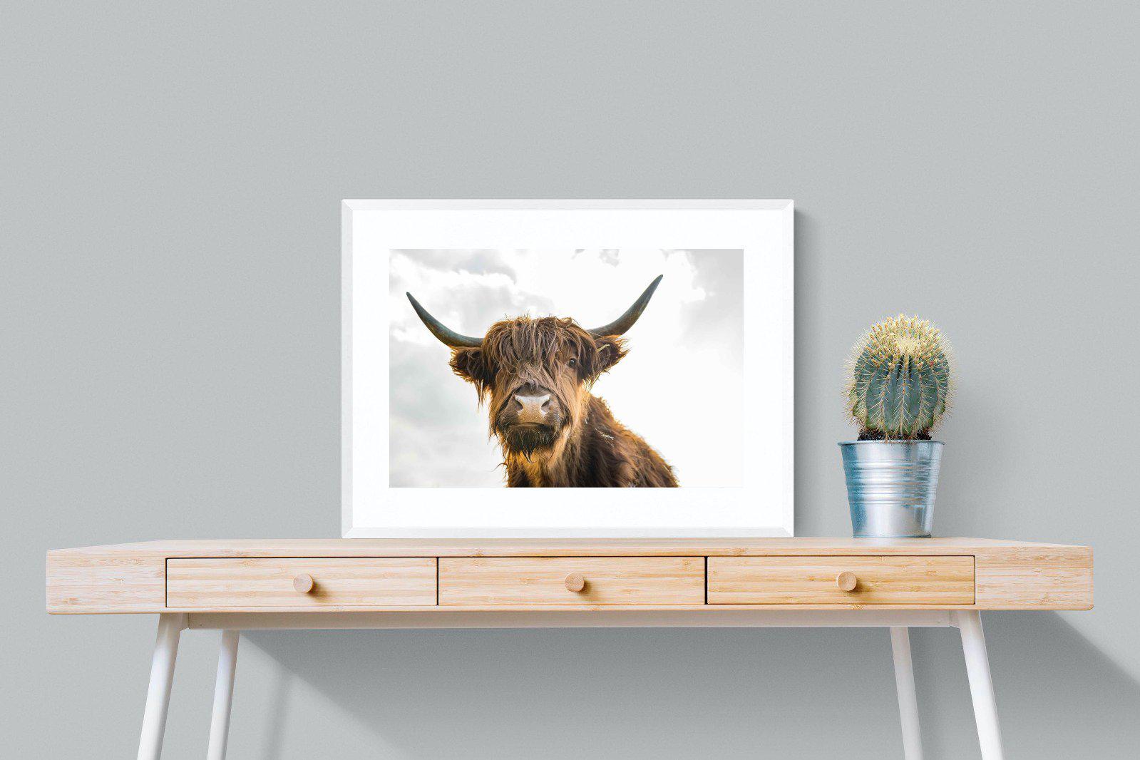 Shaggy-Wall_Art-80 x 60cm-Framed Print-White-Pixalot