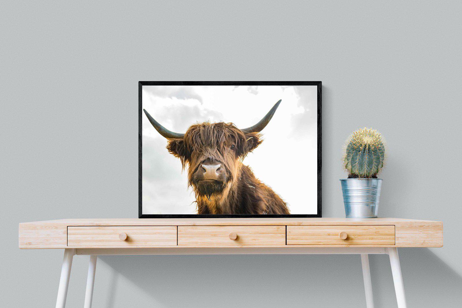 Shaggy-Wall_Art-80 x 60cm-Mounted Canvas-Black-Pixalot