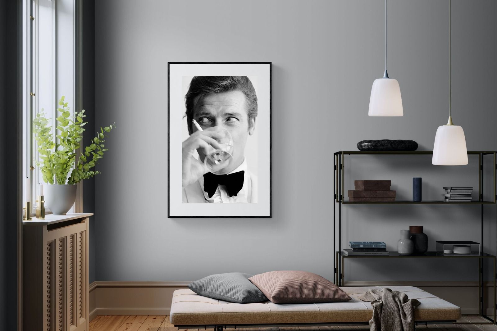 Shaken not Stirred-Wall_Art-100 x 150cm-Framed Print-Black-Pixalot