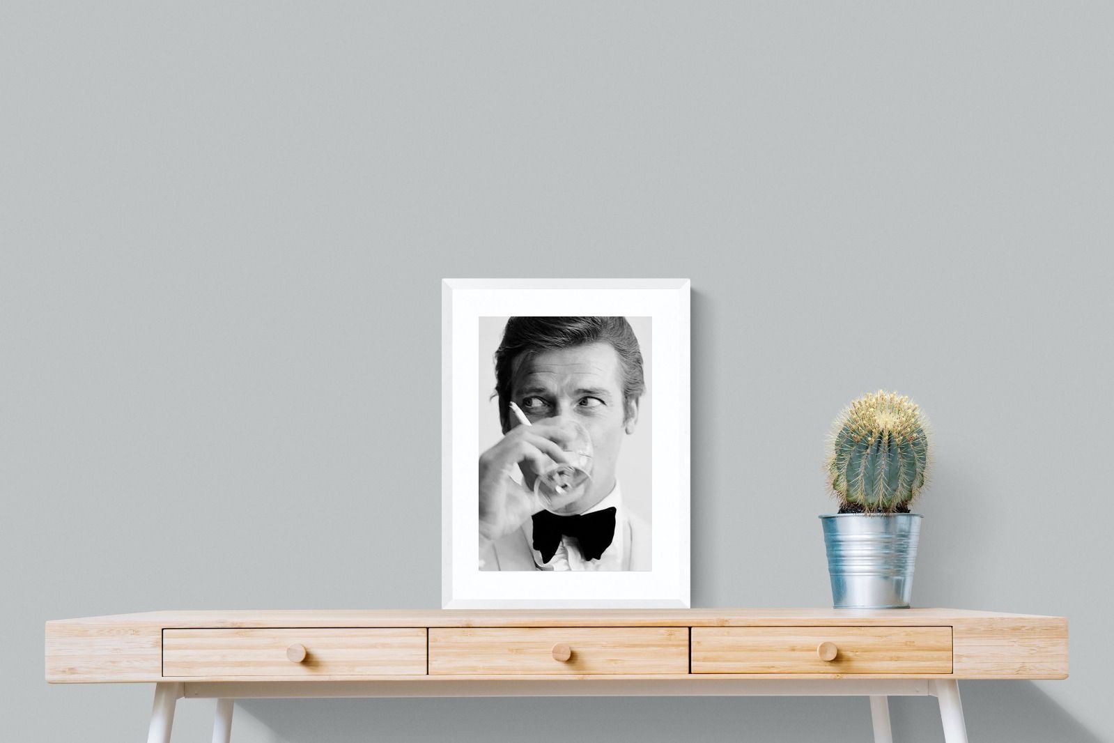 Shaken not Stirred-Wall_Art-45 x 60cm-Framed Print-White-Pixalot