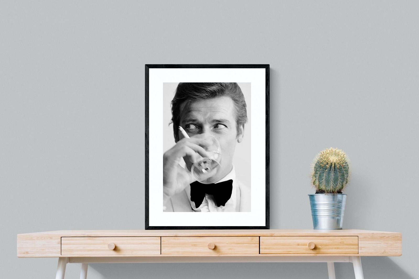 Shaken not Stirred-Wall_Art-60 x 80cm-Framed Print-Black-Pixalot