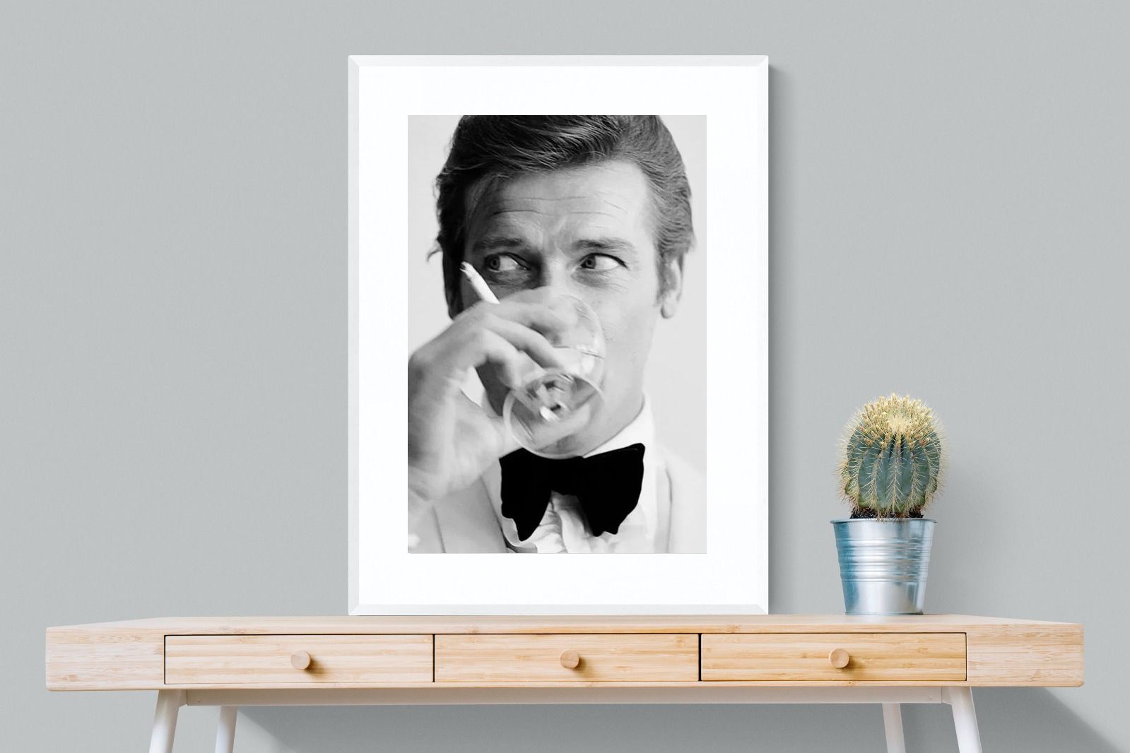 Shaken not Stirred-Wall_Art-75 x 100cm-Framed Print-White-Pixalot