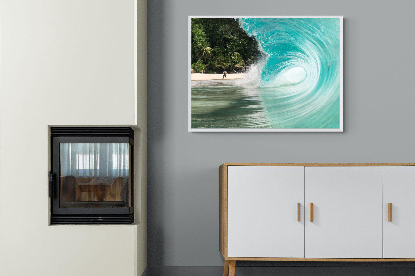 Shorebreak-Wall_Art-100 x 75cm-Mounted Canvas-White-Pixalot