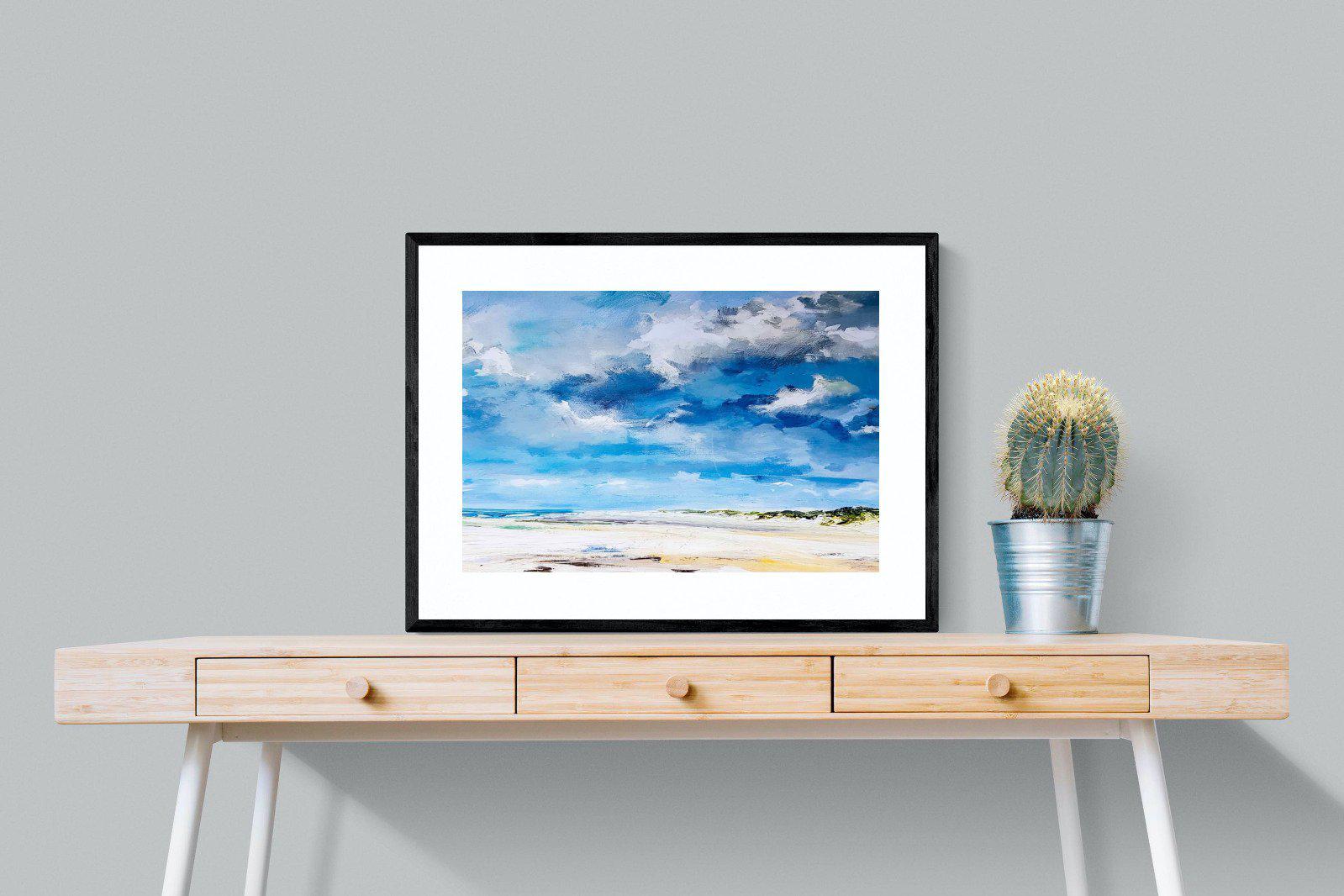 Shoreline-Wall_Art-80 x 60cm-Framed Print-Black-Pixalot