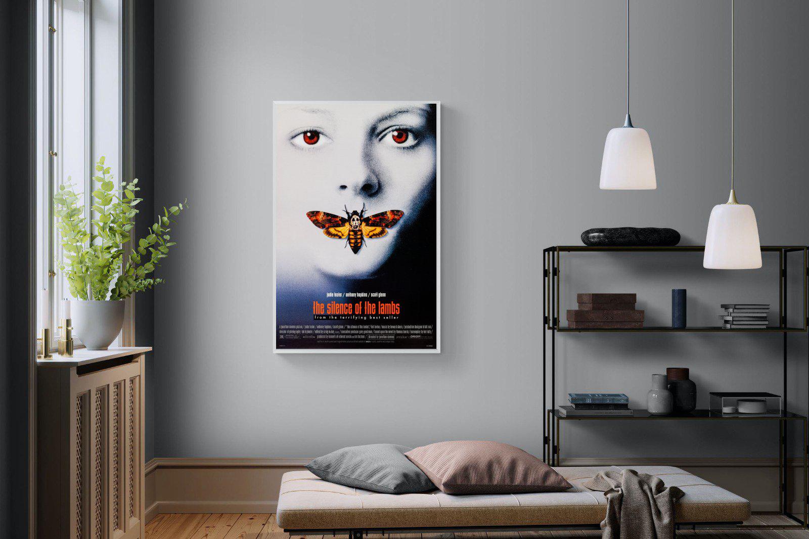 Silence of the Lambs-Wall_Art-100 x 150cm-Mounted Canvas-White-Pixalot