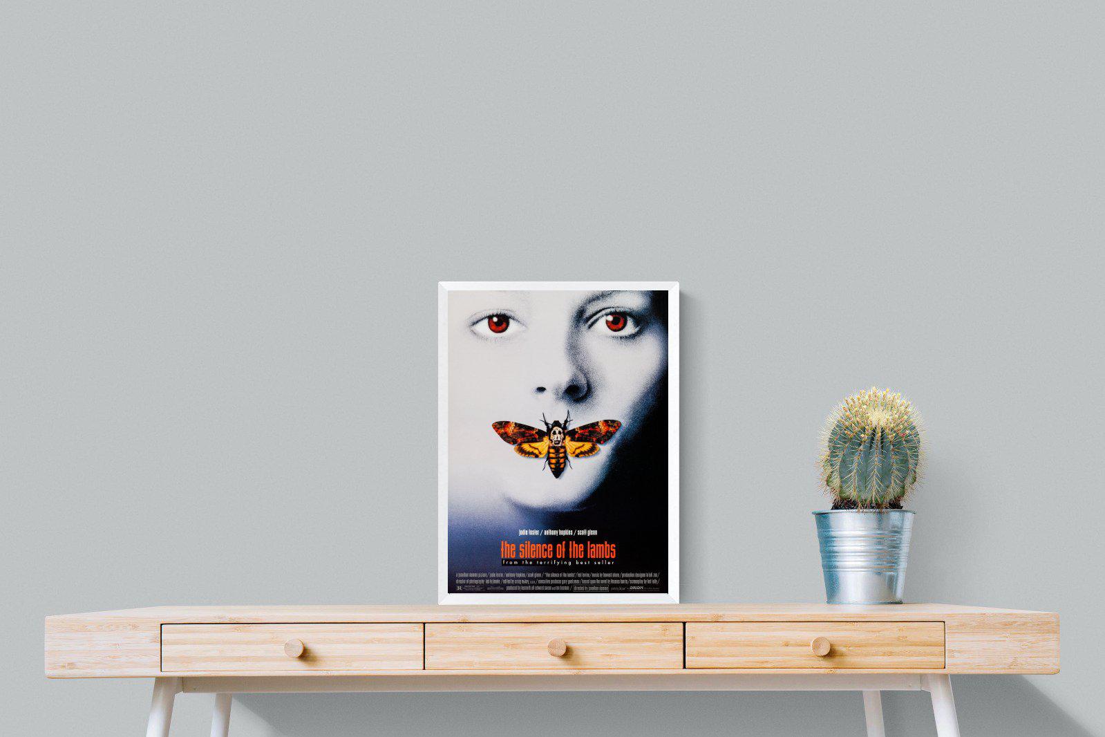 Silence of the Lambs-Wall_Art-45 x 60cm-Mounted Canvas-White-Pixalot