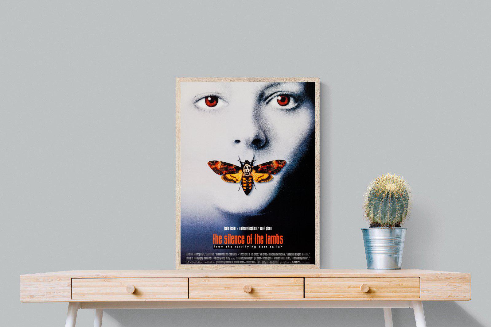 Silence of the Lambs-Wall_Art-60 x 80cm-Mounted Canvas-Wood-Pixalot