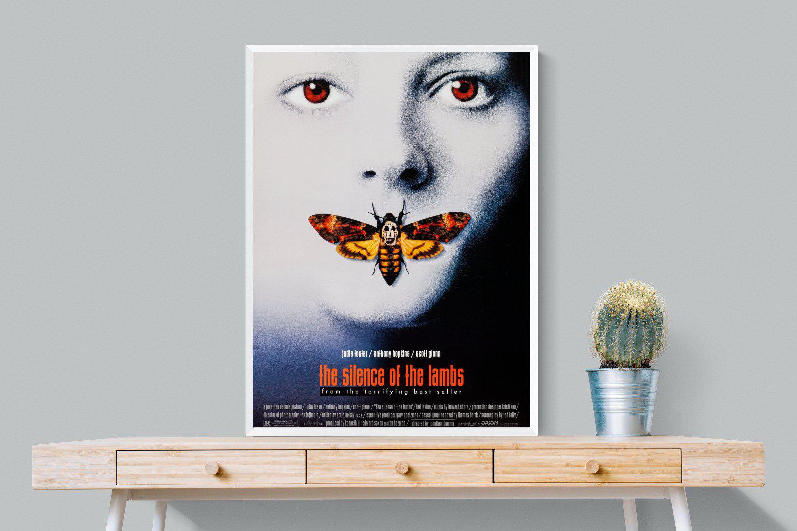 Silence of the Lambs-Wall_Art-75 x 100cm-Mounted Canvas-White-Pixalot