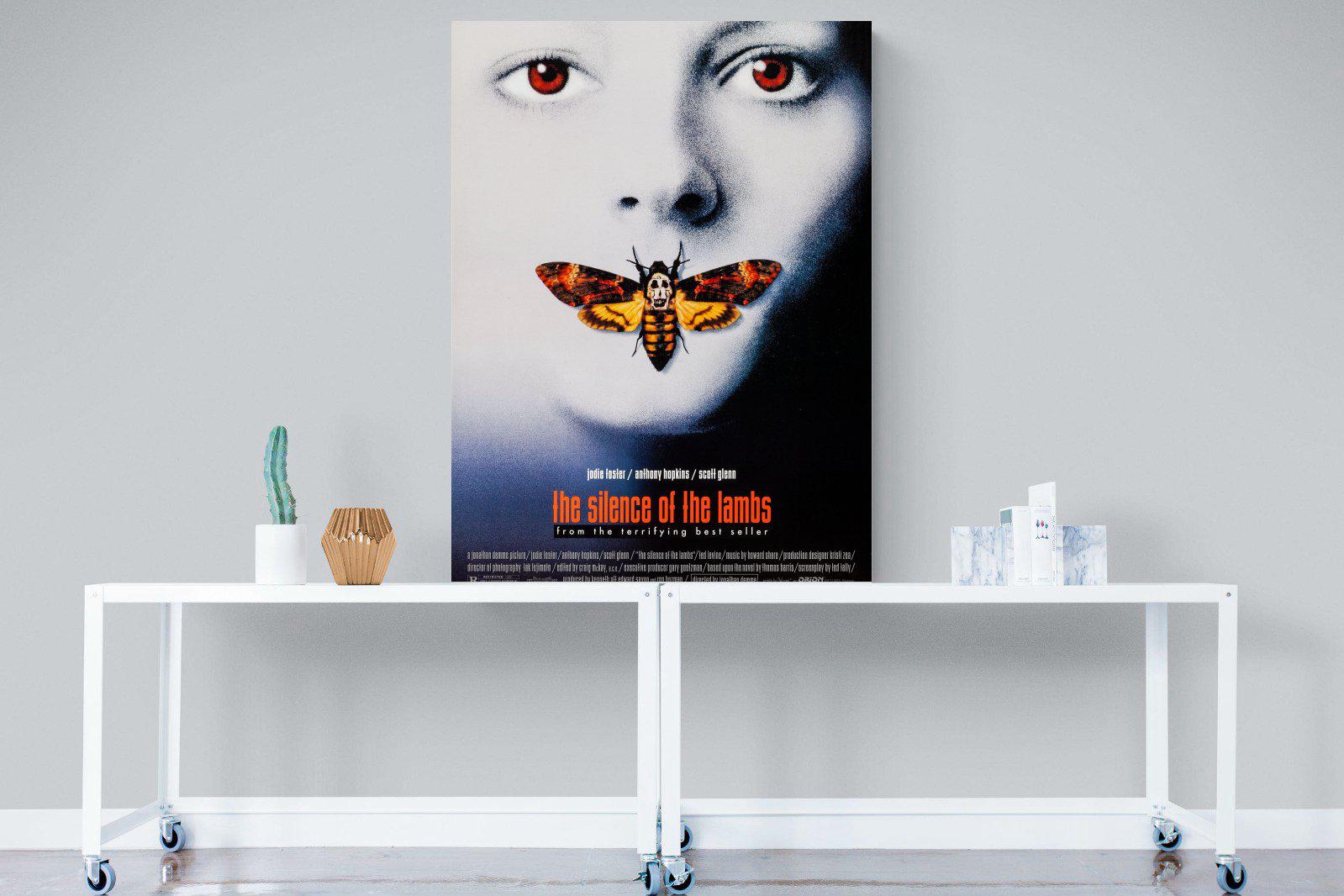 Silence of the Lambs-Wall_Art-90 x 120cm-Mounted Canvas-No Frame-Pixalot